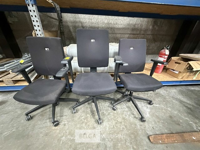 3x bureaustoelen viasit - afbeelding 1 van  2