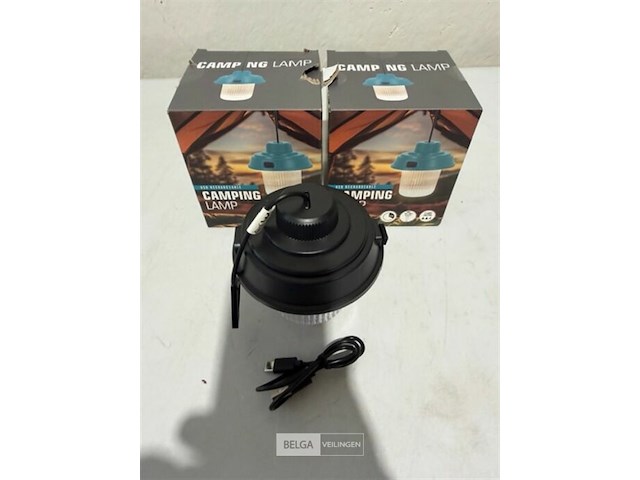 3x campinglamp op batterij - afbeelding 1 van  3