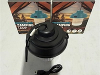 3x campinglamp op batterij - afbeelding 1 van  3