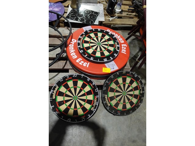 3x dartsboard - afbeelding 2 van  4