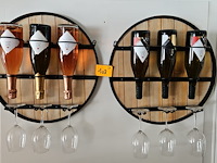 3x decoratief wandrek voor flessen - afbeelding 1 van  3