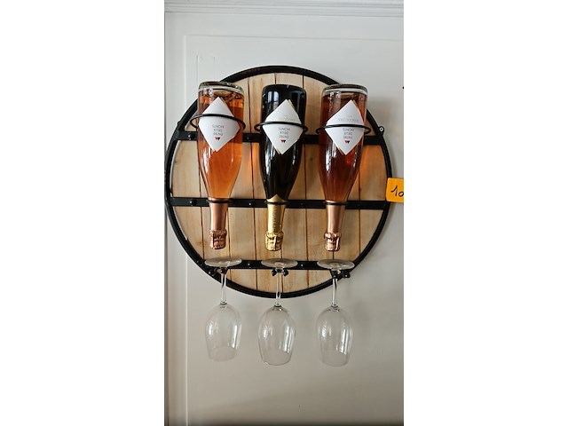 3x decoratief wandrek voor flessen - afbeelding 2 van  3