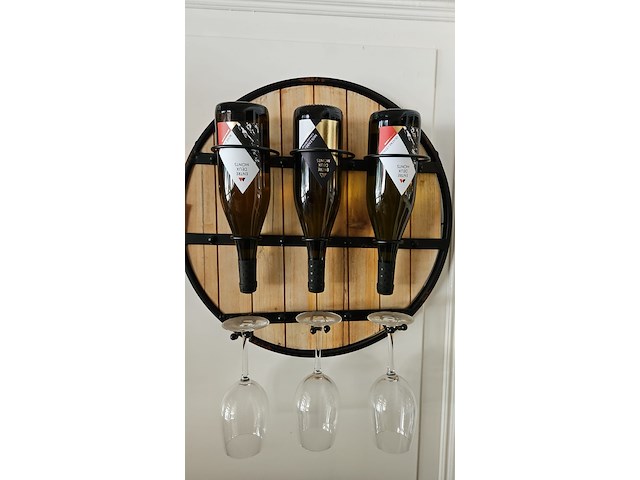 3x decoratief wandrek voor flessen - afbeelding 3 van  3