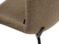 3x design eetkamerstoel teddy taupe - afbeelding 5 van  5