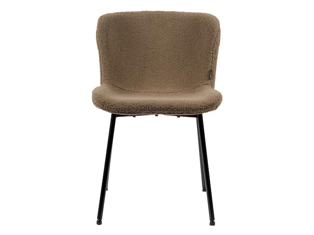 3x design eetkamerstoel teddy taupe - afbeelding 2 van  5