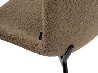 3x design eetkamerstoel teddy taupe - afbeelding 5 van  5