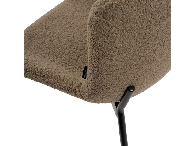 3x design eetkamerstoel teddy taupe - afbeelding 5 van  5