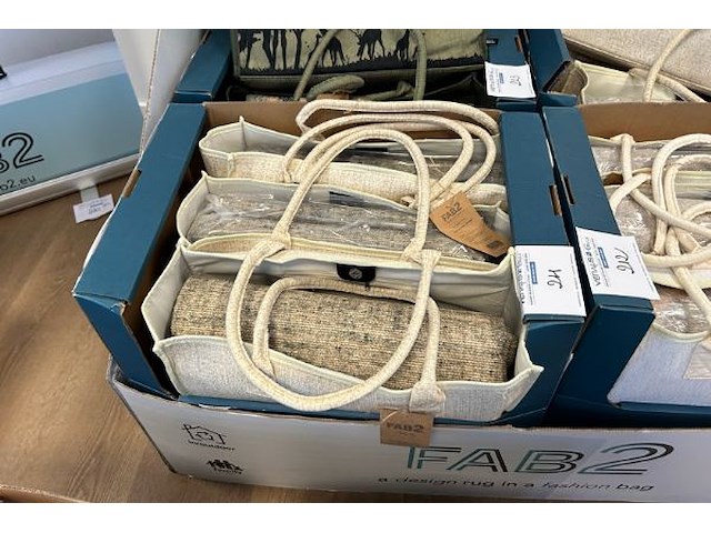 3x design tapijt in designtas fab2 - afbeelding 4 van  4