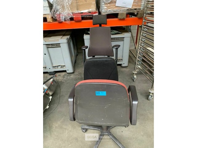 3x div stoffen bureaustoelen - afbeelding 1 van  4