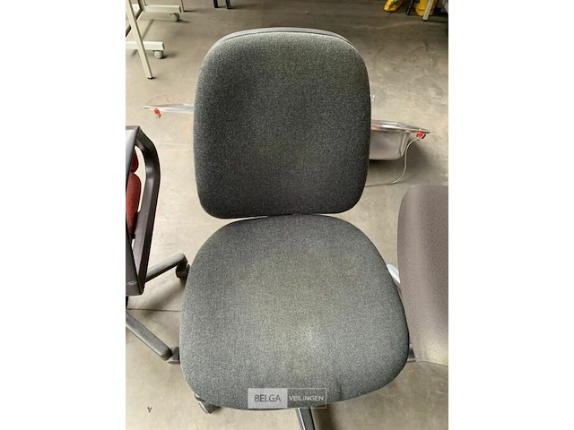3x div stoffen bureaustoelen - afbeelding 4 van  4