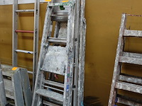 3x diverse aluminium trapladders - afbeelding 1 van  1