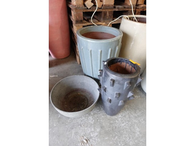 3x diverse bloempot - afbeelding 1 van  4