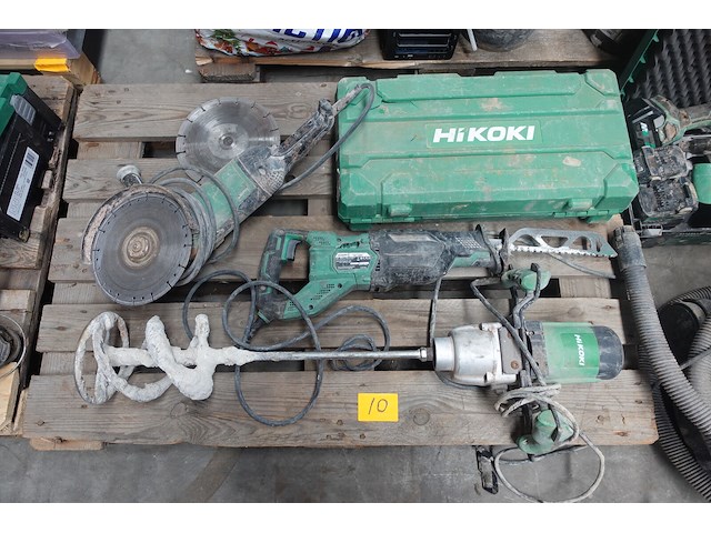 3x diverse elektrisch gereedschap hikoki - afbeelding 1 van  7