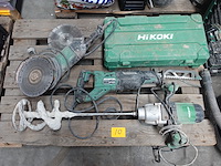 3x diverse elektrisch gereedschap hikoki