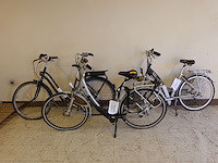 3x diverse elektrische fietsen