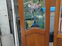 3x diverse houten deuren met glasramen - afbeelding 2 van  4