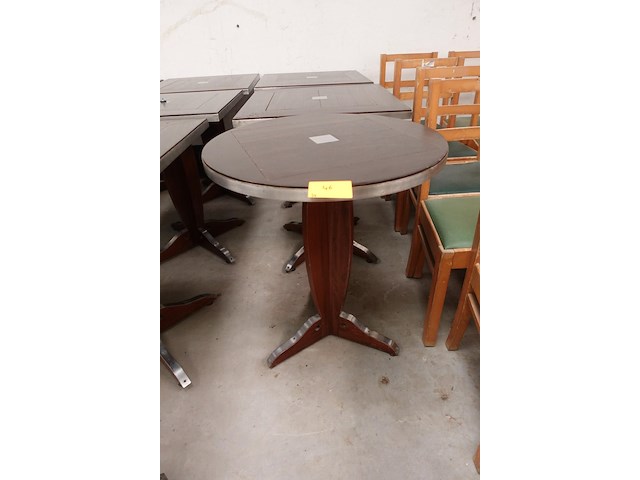 3x diverse houten tarrastafel - afbeelding 3 van  7