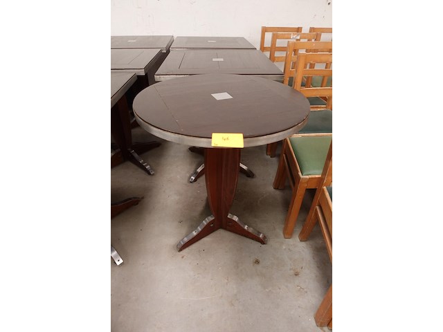 3x diverse houten tarrastafel - afbeelding 4 van  7