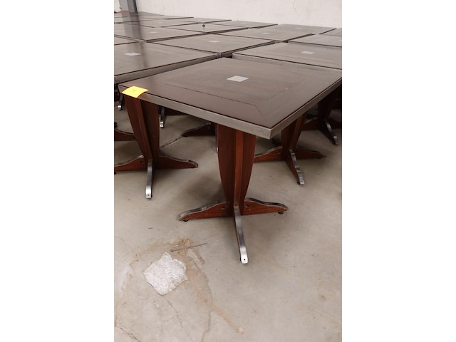 3x diverse houten tarrastafel - afbeelding 5 van  7