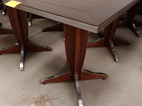 3x diverse houten tarrastafel - afbeelding 5 van  7