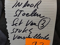 3x diverse indoorstoel - afbeelding 5 van  5