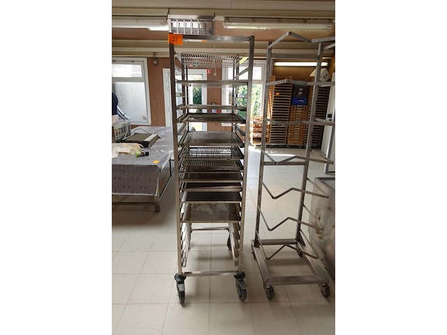 3x diverse inox regaalwagen - afbeelding 2 van  7