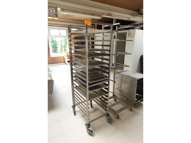 3x diverse inox regaalwagen - afbeelding 3 van  7