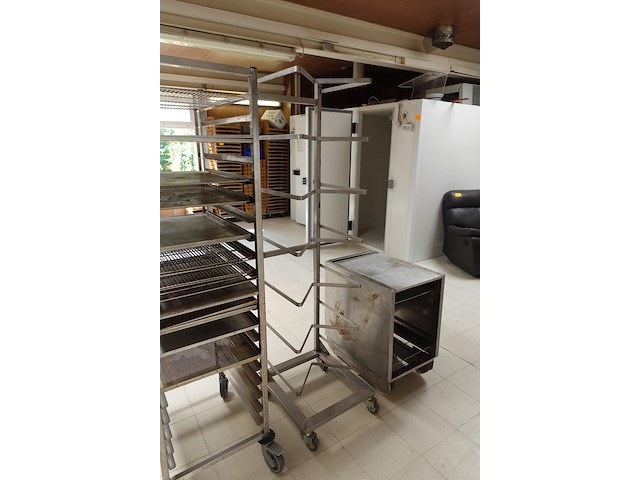 3x diverse inox regaalwagen - afbeelding 4 van  7