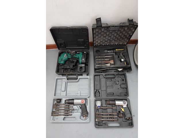 3x diverse pneumatische hamer - afbeelding 1 van  5