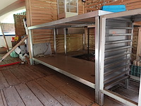 3x diverse rvs tafel - afbeelding 2 van  3