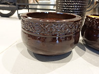 3x diverse terracotta bloempot - afbeelding 3 van  7