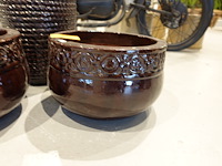 3x diverse terracotta bloempot - afbeelding 4 van  7