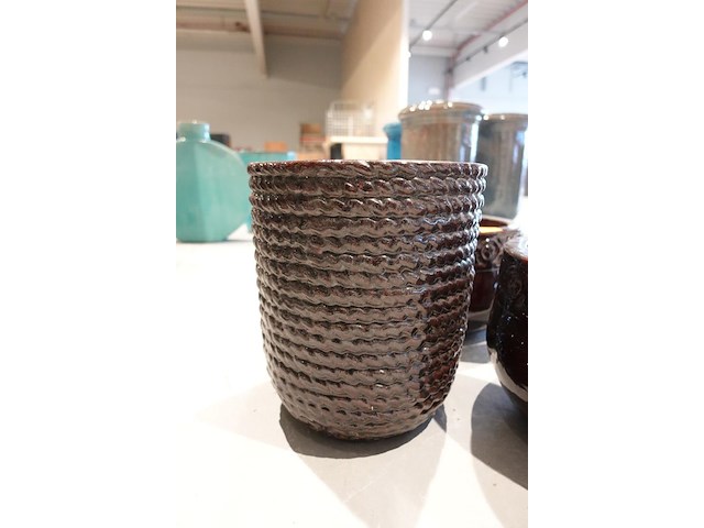 3x diverse terracotta bloempot - afbeelding 5 van  7