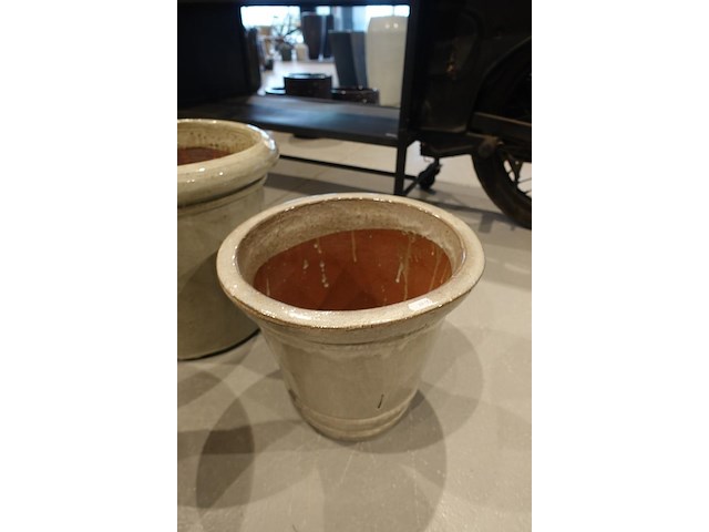 3x diverse terracotta bloempot - afbeelding 5 van  9