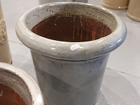 3x diverse terracotta bloempot - afbeelding 8 van  9