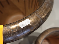 3x diverse terracotta bloempot - afbeelding 5 van  5