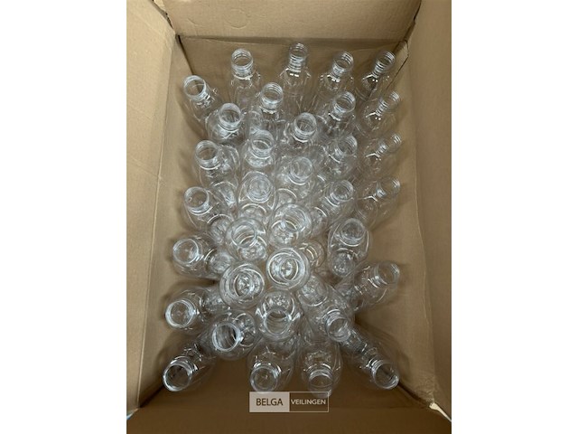 3x doos met flessen 1l +1x doos met doppen voor plastic flessen 1l - afbeelding 1 van  4