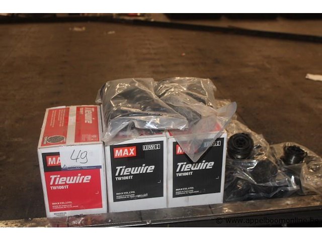 3x doos tiewire, max, tw1061t, met extra rollen in zakken - afbeelding 1 van  1