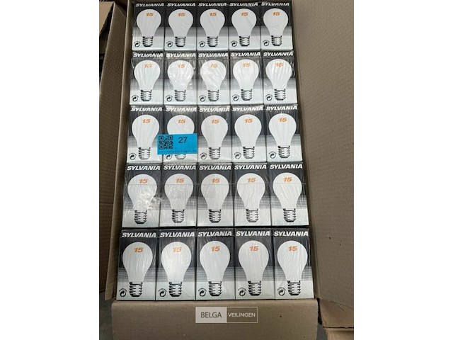3x dozen gloeilampen sylvania 15w - afbeelding 1 van  2