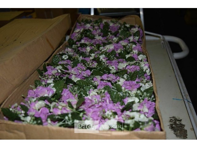 3x dozen plastieke bloemen - afbeelding 1 van  3