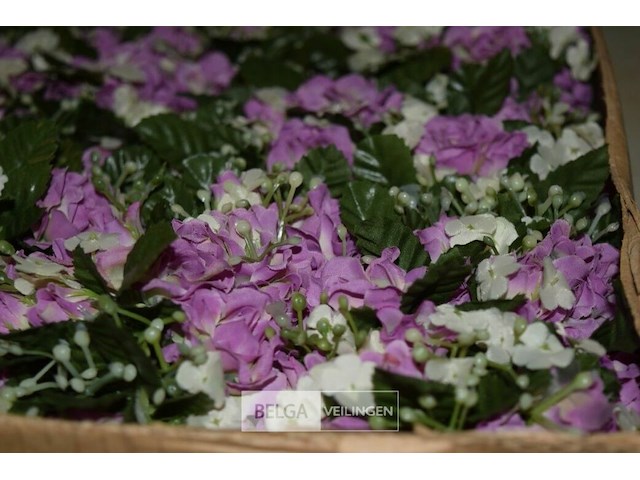 3x dozen plastieke bloemen - afbeelding 2 van  3