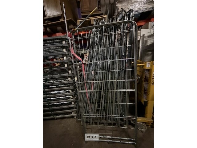3x draadkar rvs afm l100xb80 xh175 cm - afbeelding 2 van  8