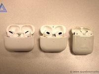 3x draadloze oortjes, apple, bestaande uit: airpods pro, airpods (3e generatie), airpods (2e generatie), werking niet gekend - afbeelding 1 van  1