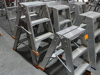 3x dubbelzijdige alu ladder petry - afbeelding 1 van  3