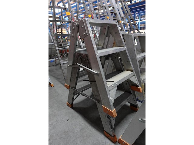 3x dubbelzijdige alu ladder petry - afbeelding 2 van  3