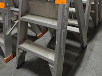 3x dubbelzijdige alu ladder solide - afbeelding 2 van  3