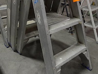 3x dubbelzijdige alu ladder solide - afbeelding 2 van  4