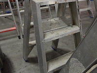 3x dubbelzijdige alu ladder solide - afbeelding 3 van  4
