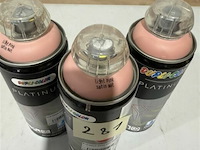3x dupli color platinum pink satin mat houdbaar tot 2036 400ml - afbeelding 3 van  3