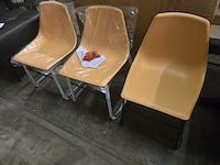 3x eetkamerstoel mara yellow pr interiors - afbeelding 1 van  4